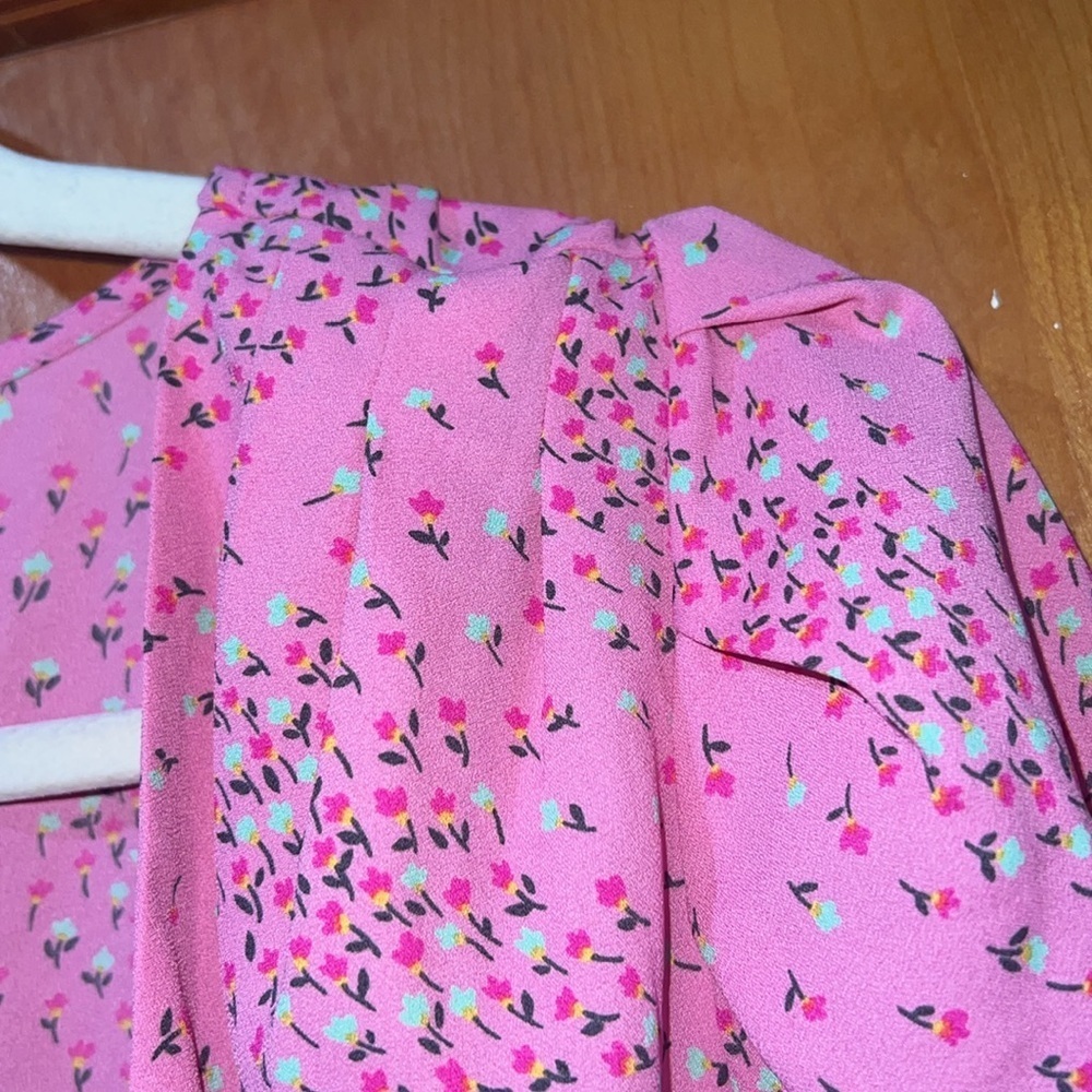 Kate Spade Meadow Floral Wrap Dress Pink Size 6 NWOT - Picture 12 of 13
